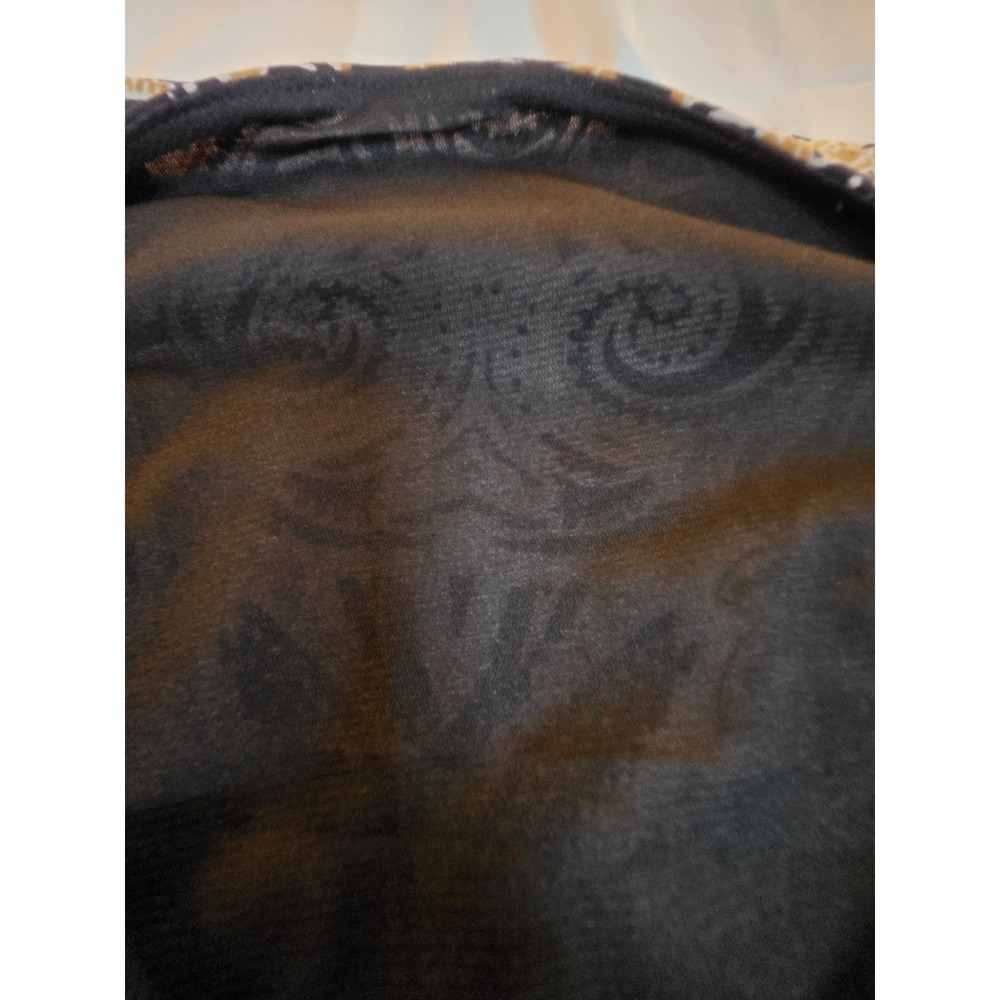INC International Concepts Dress XL Black Paisley Baroque Print Shift Tunic 3/4 - Picture 9 of 13